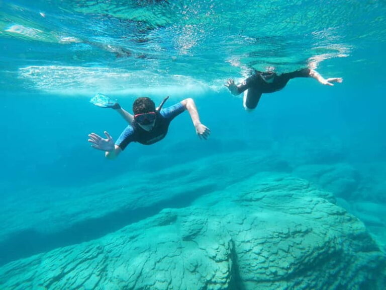 Heraklion: Boat Safari with guided snorkeling tour.