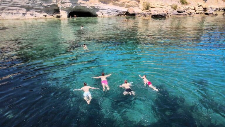Hersonisos: Boat Cruise with Swim Stops and Lunch
