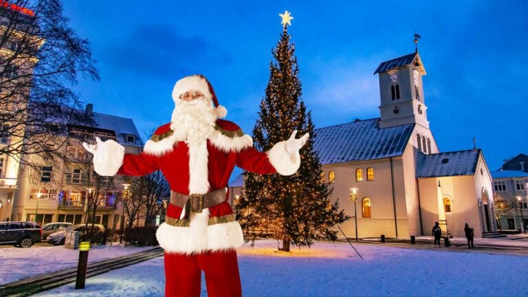 Iceland: Christmas Golden Circle Tour with Santa
