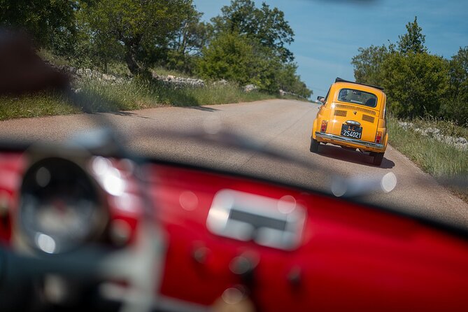 In Valle d'Itria on a vintage Fiat 500. Photo Quest Tour - What to Expect at Each Stop