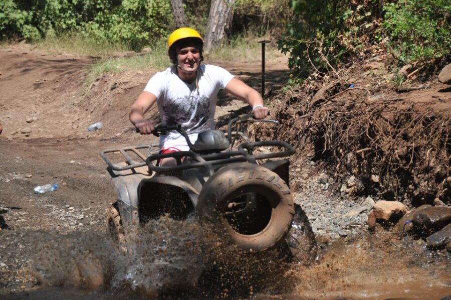 Kemer: Forest, Mud, and Streams Quad Safari Tour with Pickup - The Route and Experience