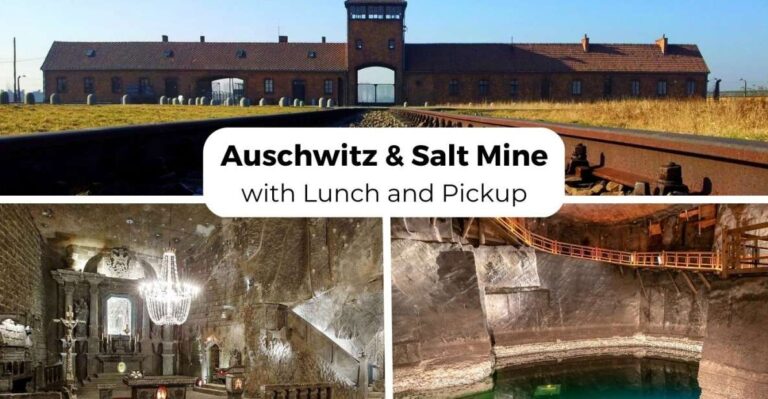 Krakow: Auschwitz-Birkenau & Wieliczka Salt Mine with Lunch