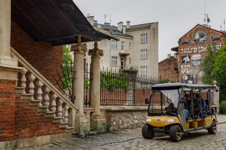 Krakow: Old Town – Kazimierz – Ghetto by Electric Golf Cart