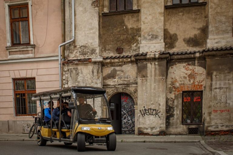 Krakow: Sightseeing Tour by Electric Golf Cart