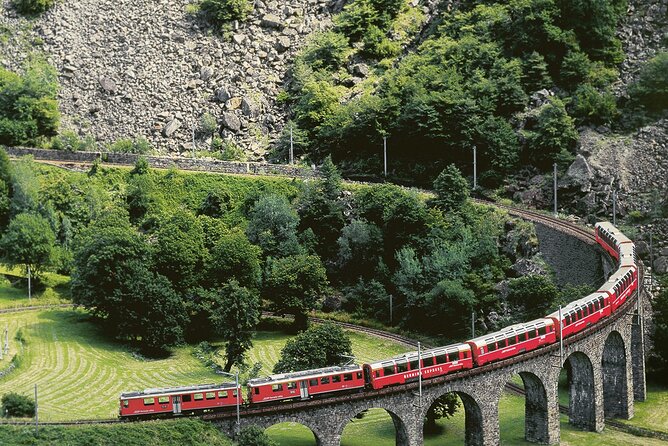 Lake Como cruise, St.Moritz and Bernina Red Train