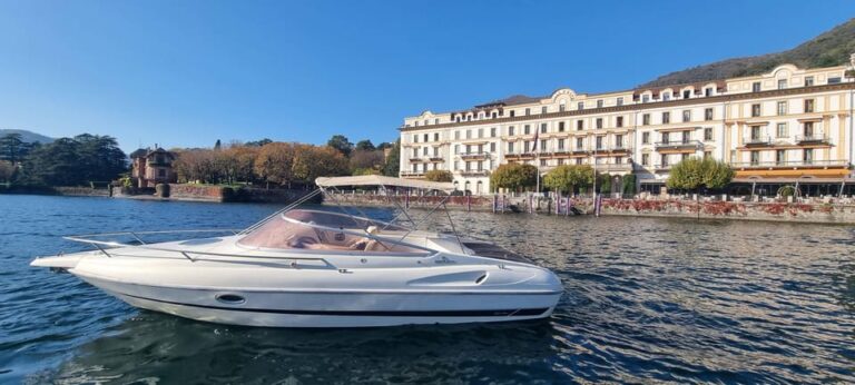 Lake Como: Shared or Private 2 Hours Boat Tour with Aperitif