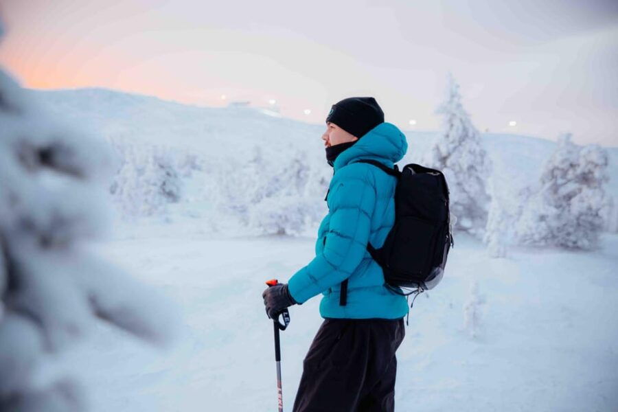 Levi: Guided Snowshoeing Adventure - Exploring the Snowy Wilderness of Finnish Lapland