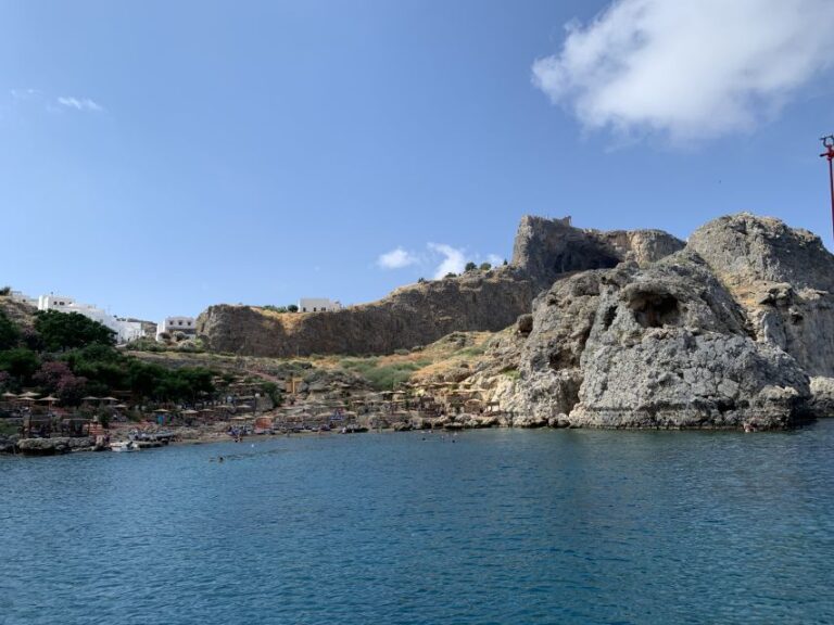 Lindos: Sailboat Cruise with Prosecco and more