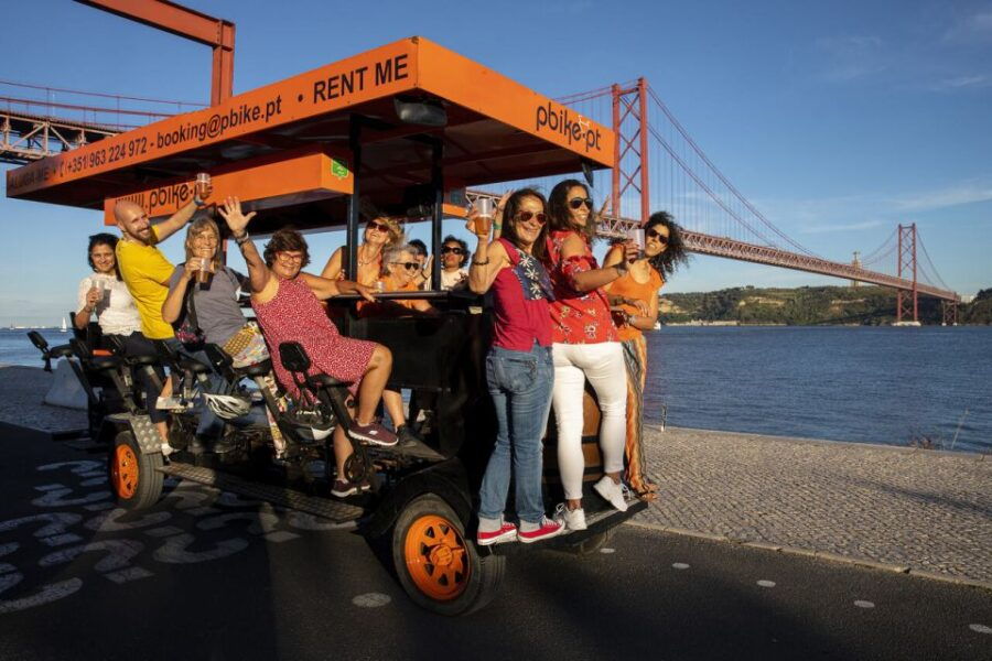 Lisbon: Fun Beer Bike by the Seafront - The Itinerary: What to Expect on the Coffee-Table Tour of Lisbon’s Waterfront