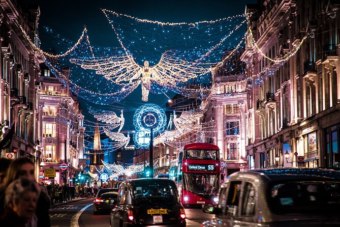 London by Night Walking Tour with Christmas Lights