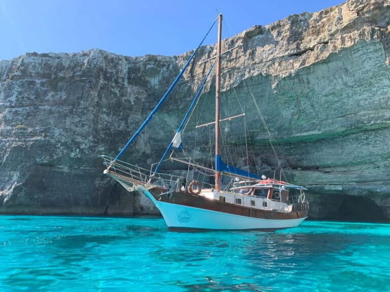 Malta: 3 Bay Cruise to Selmun Bay, Blue Lagoon and Gozo