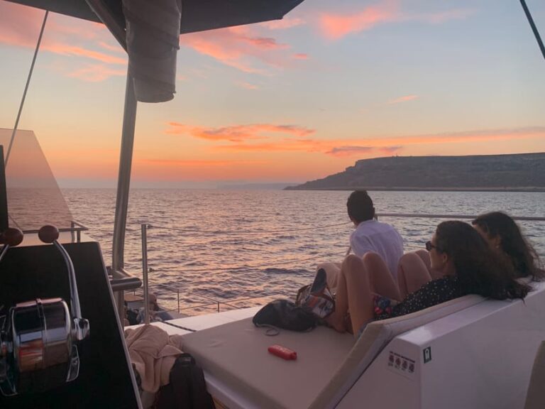 Malta: Blue Lagoon Evening Catamaran Cruise