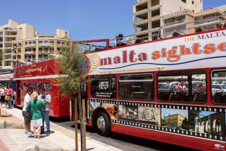 Malta: Hop-On Hop-Off Bus Tours