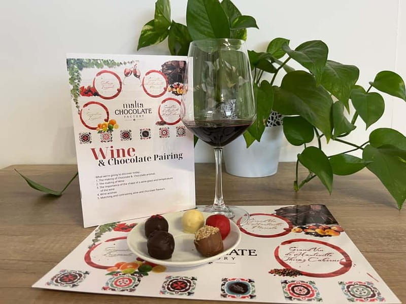 Malta: Wine and Chocolate Pairing Experience - Artisanal Chocolates and Perfect Pairings