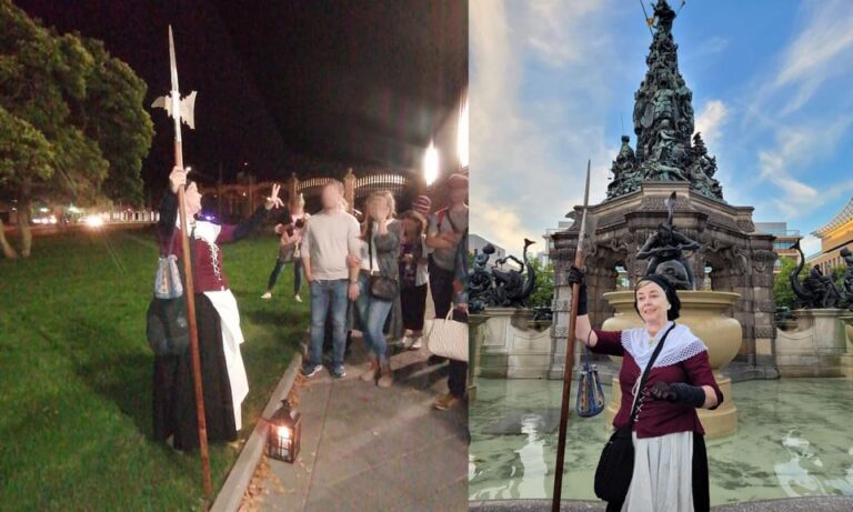 Mannheim: Public night watchman tour with night watchwoman Marie