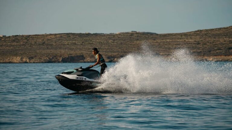 Mellieha: Jet Ski Rental with Safety Boat