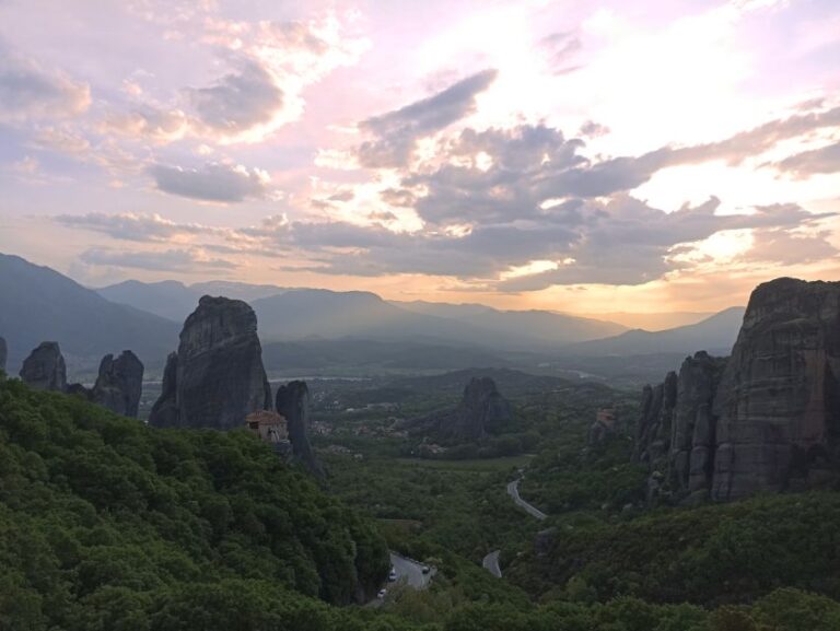 Meteora Sunset with Photos Stops & to the Cave of St. George