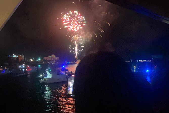 Miami South Beach July 4th Fireworks On Catamaran