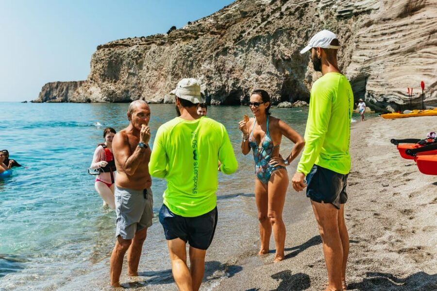 Milos: Tsigrado and Gerakas Beach Kayaking Tour - An Authentic Look at the Milos Kayaking Experience