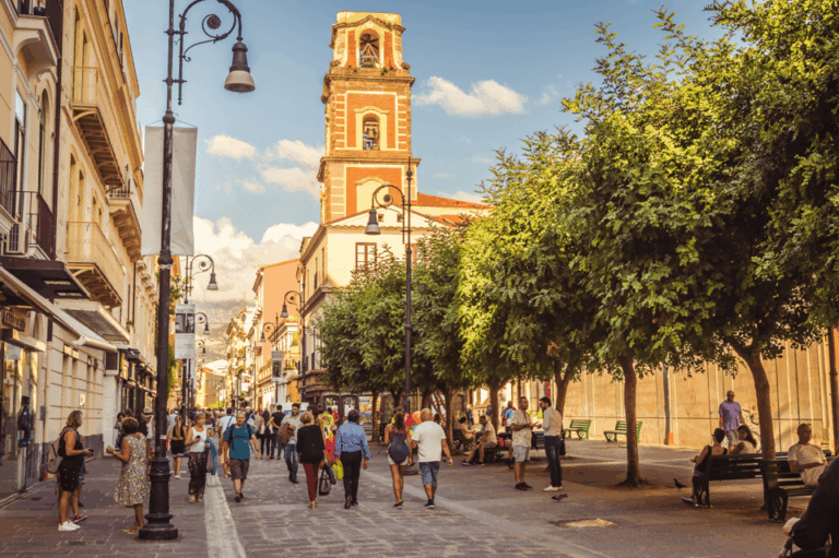 Naples: Sorrento and Pompeii with lunch & tickets included