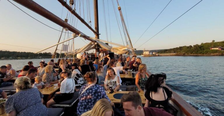 Oslo Fjord Evening Live Rock music cruise with Shrimp buffet