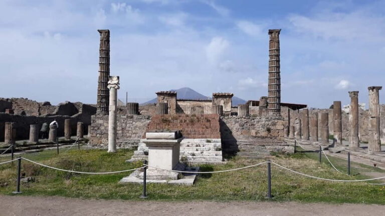 Pompeii: Private Half Day Tour from Naples