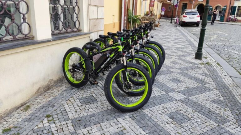 Prague: City Viewpoints Tour by Electric Fat Bike