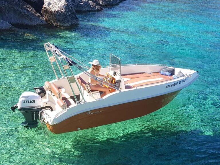 Private Speedboat Tour in Zakynthos (up to 6 people)