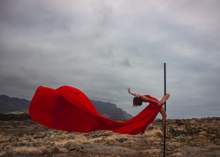 Red Flying Dress Photoshoot & Drone Video in Madeira - Good To Know