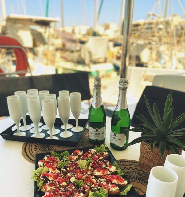 Rethymno: Sunset Catamaran Cruise with Wine and Snacks - The Itinerary: What to Expect