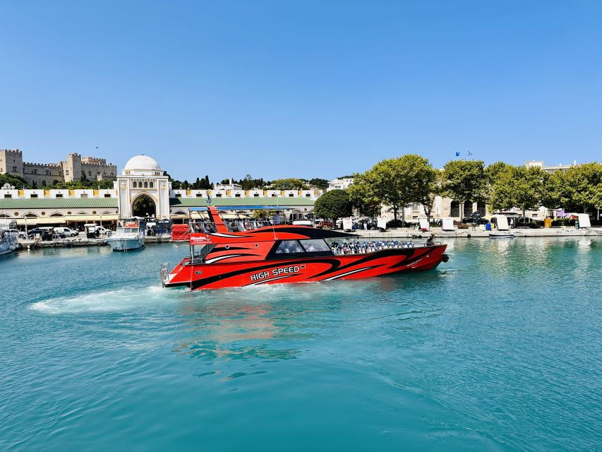 Rhodes: High Speed Boat Trip to Lindos - The Itinerary in Detail
