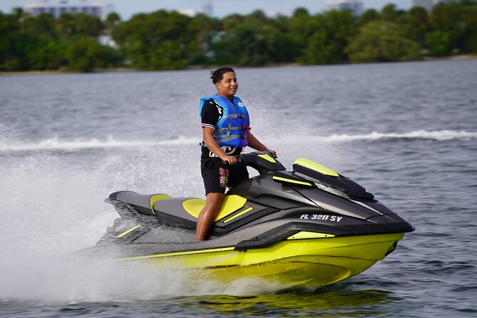 Ride the waves of Miami Bay with brand new Jet Skis