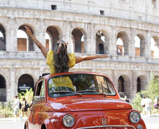 Roma: Gelato & Fiat 500 Vintage Adventure