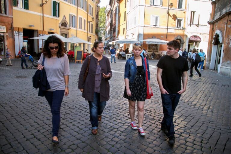 Rome: Food & Wine Tour of Campo de Fiori, Ghetto, Trastevere