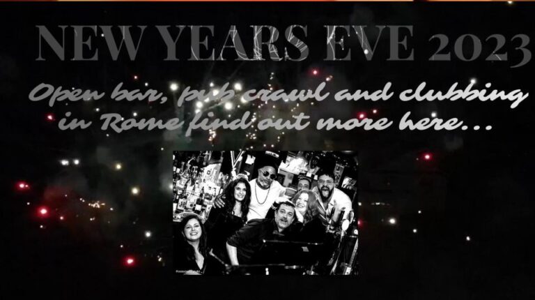 Rome: NYE Pub Crawl and Club