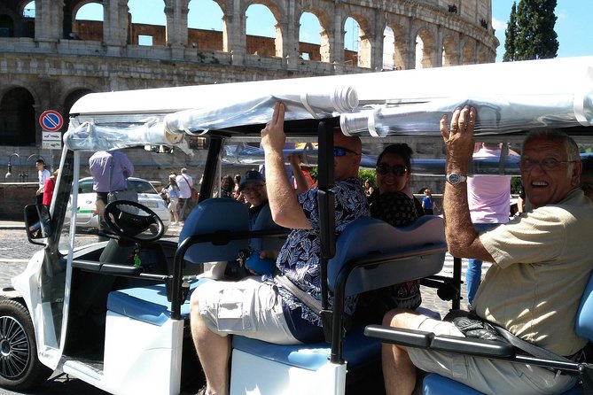 Rome on a Golf Cart Semi-Private Tour Max 6 with Private Option