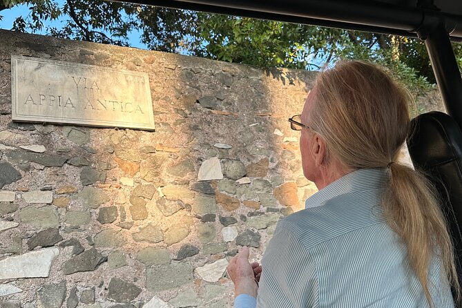 Rome Private Golf Cart tour of Catacomb and Ancient Appian Way