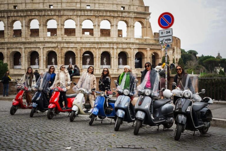 Rome: Vespa Adventure with Pick Up and Drop Off
