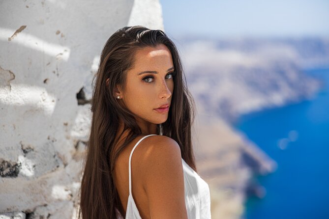 Santorini Photoshoot Oia Sunset Blue Domes