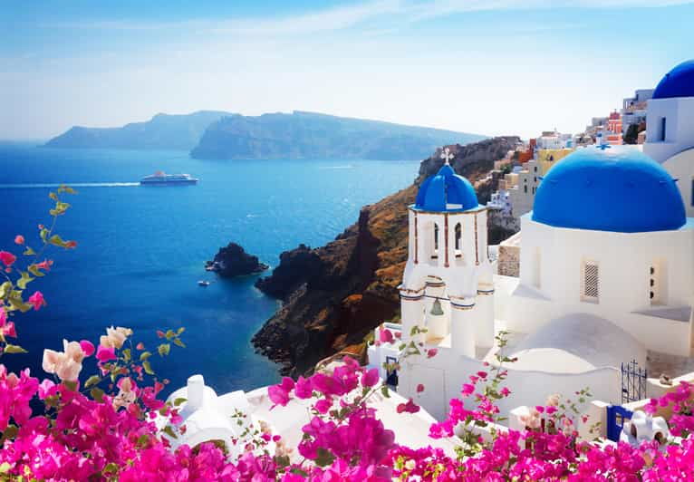 Santorini: Shore Trip to Bypass Cable Car with Boat Transfer
