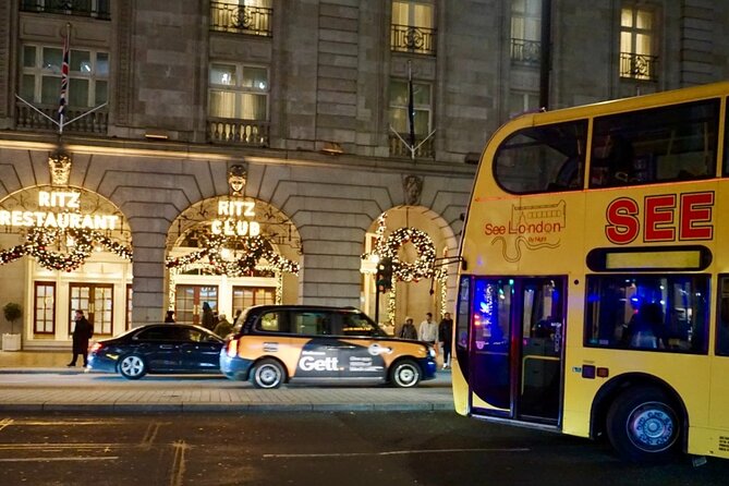 See London Christmas Lights Open-Top Bus Tour with guide