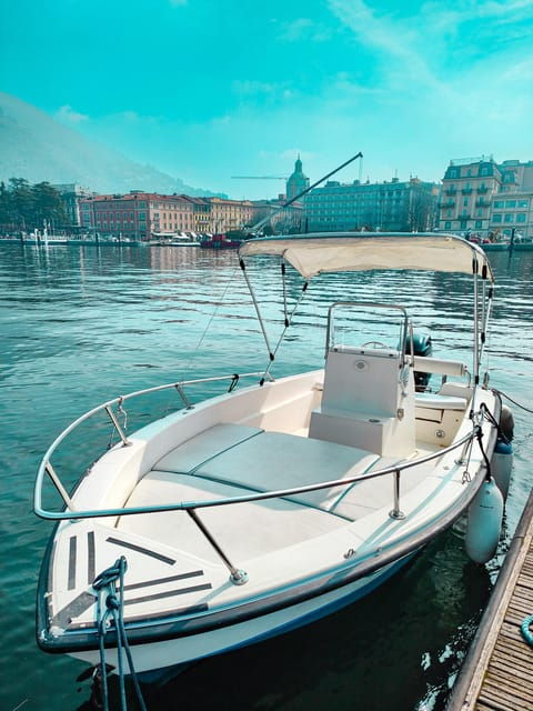 Self Drive Boat Lake Como (7pax): be a Captain, no License!