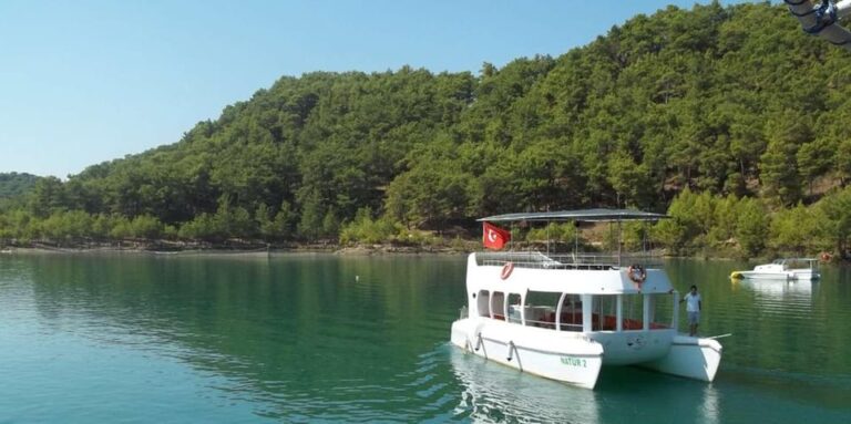 Side, Alanya: Green Canyon Boat, Waterfall&Orchards Mix Tour