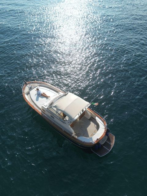 Sorrento: Luxury Private boat to Capri & visit Blue Grotto