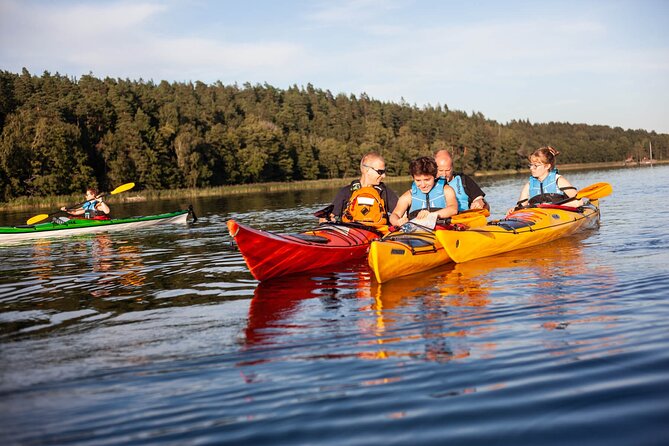 Stockholm: Kayaking tour around Vaxholm Archipelago with Fika