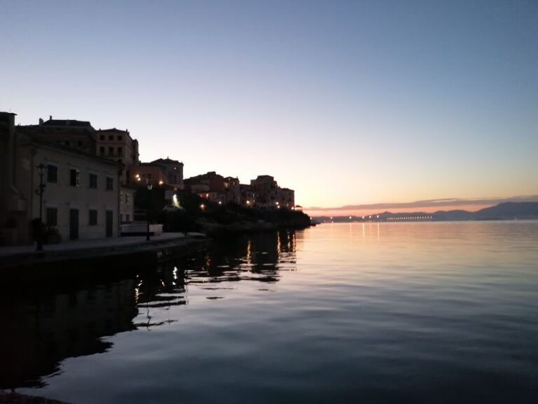 Sunset boat trip from Corfu Town to Mouse Island