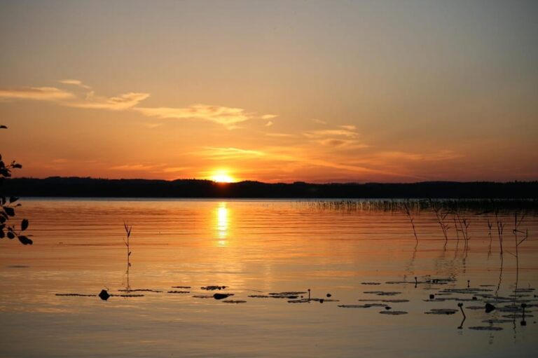 Sunset in the archipelago from Helsinki