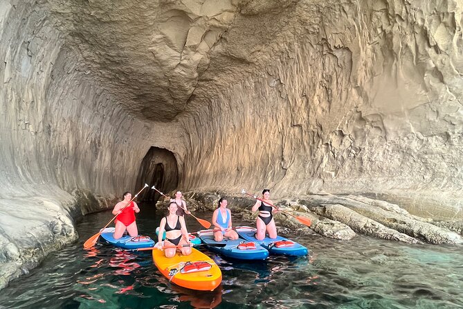 SUP Sunset Paddling to Ta Marija Caves - The Perfect Balance of Adventure and Relaxation