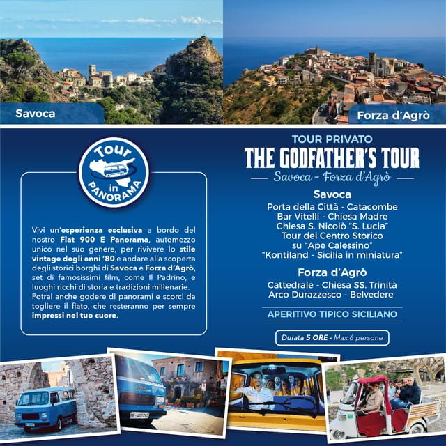 The GODFATHER'S Tour - Savoca and Forza d'Agrò - What to Expect from the Tour