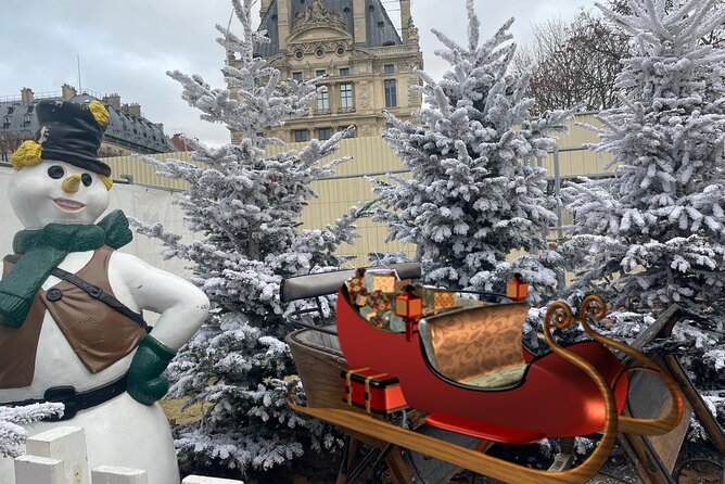 Unusual track game on Christmas markets in Paris